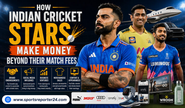 Indian cricketers earnings