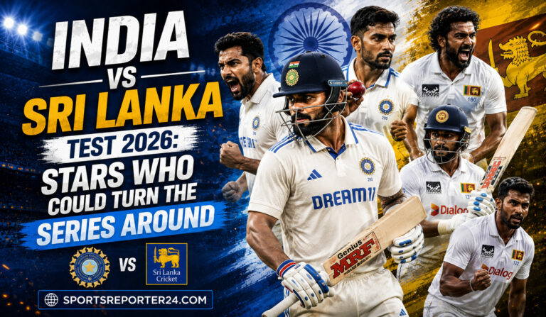 India vs Sri Lanka Test Series 2026