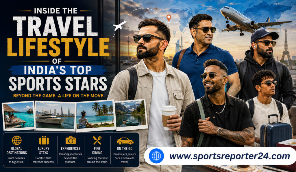 Indian sports stars travel lifestyle
