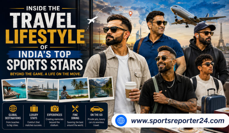 Indian sports stars travel lifestyle
