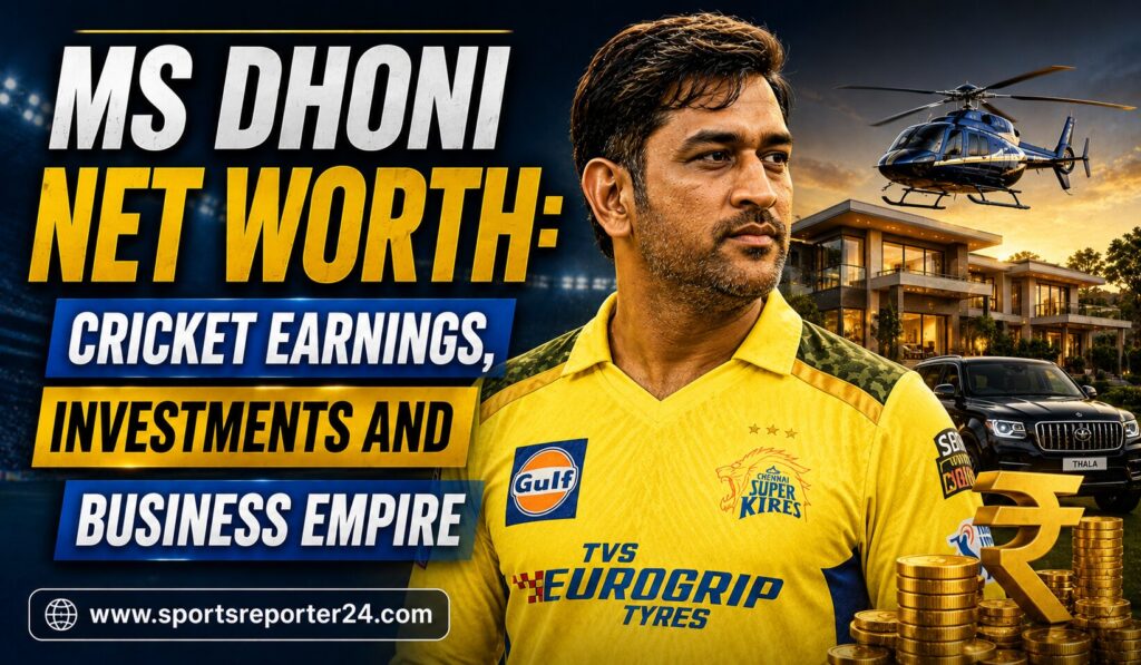 MS Dhoni Net Worth Cricket Earnings,