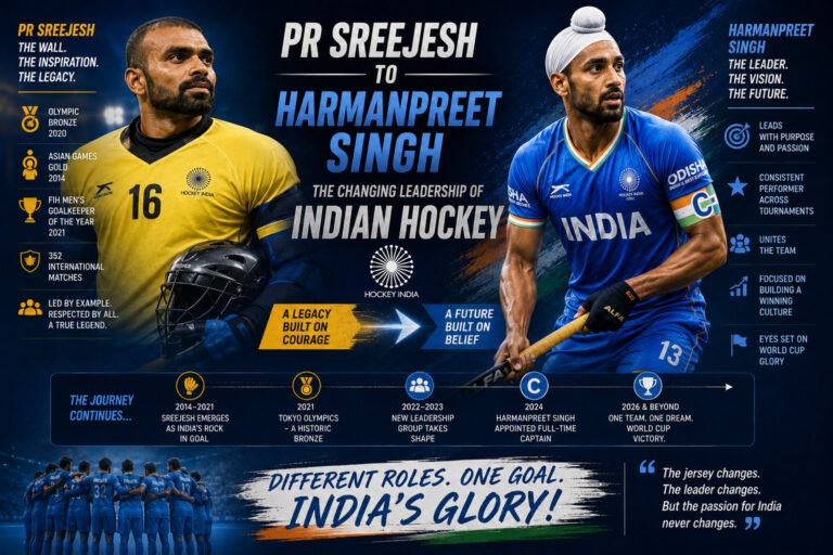 PR Sreejesh to Harmanpreet Singh The Changing Leadership of Indian Hockey