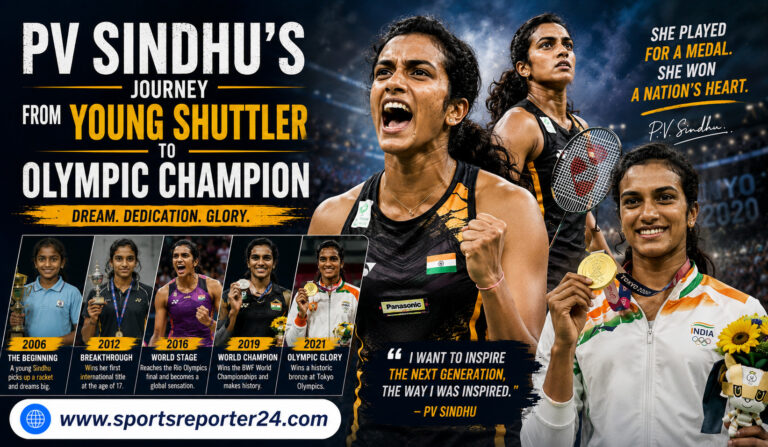 PV Sindhu’s Journey From Young Shuttler to Olympic Champion