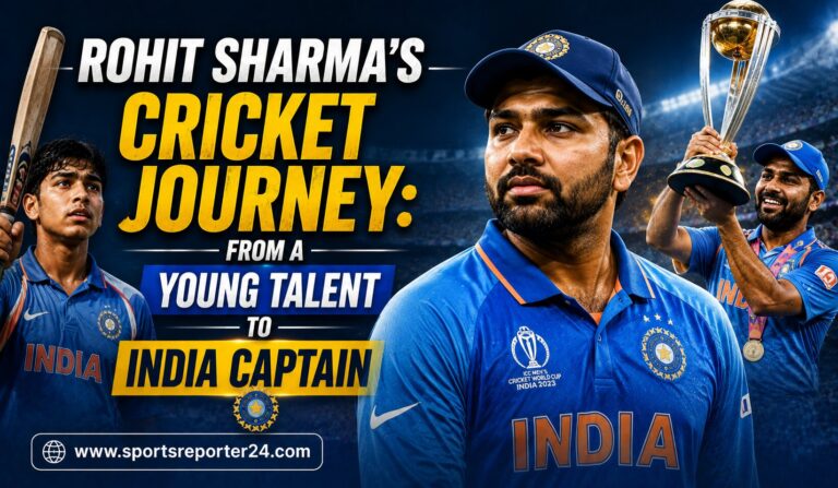 Rohit Sharma’s Cricket Journey From a Young Talent to India Captain