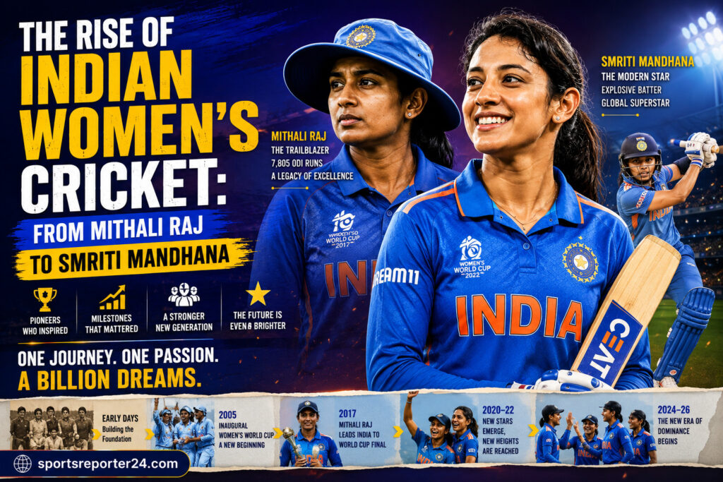 The Rise of Indian Women’s Cricket From Mithali Raj to Smriti Mandhana