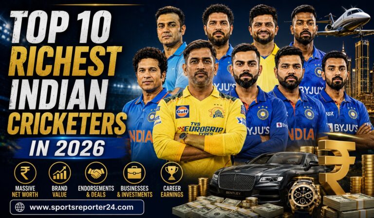 Top 10 Richest Indian Cricketers in 2026