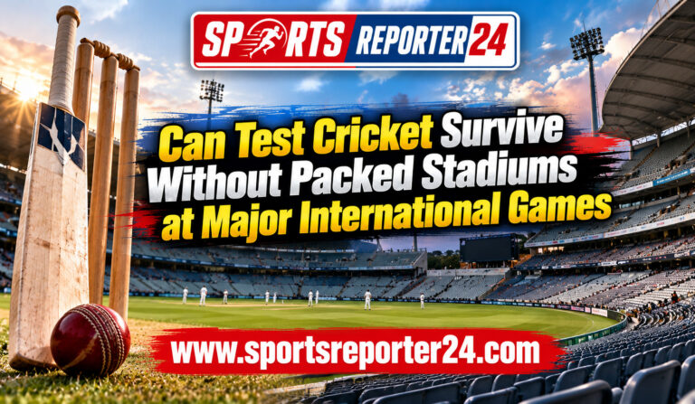 Can Test Cricket Survive Without Packed Stadiums at Major International Games
